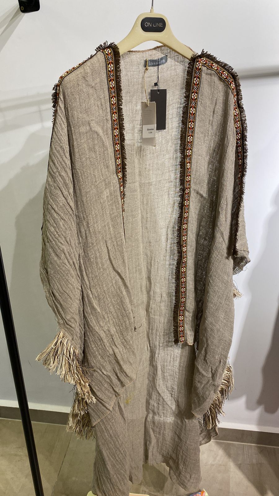 Linen Shawl Long