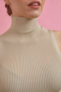 Turtleneck Sleeveless Knitwear
