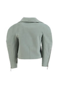 mint zippered cachet jacket